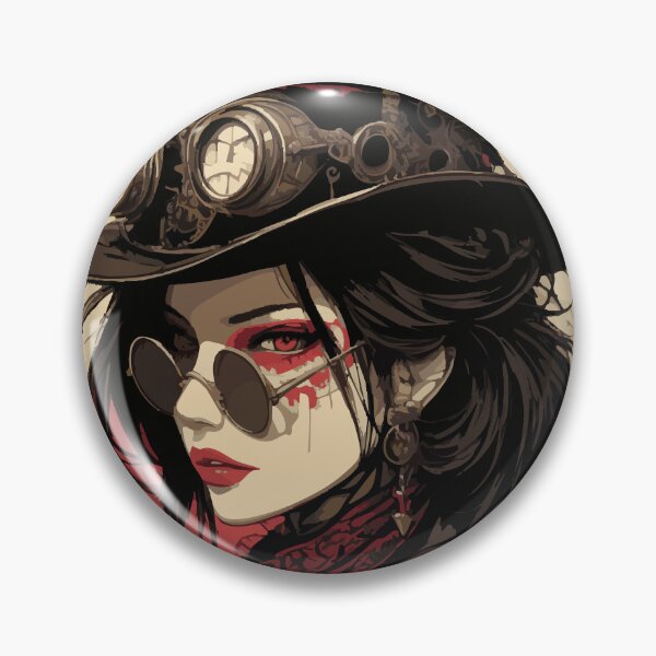 Item preview, Steampunk woman with top hat and gears designed and sold by drizzd.