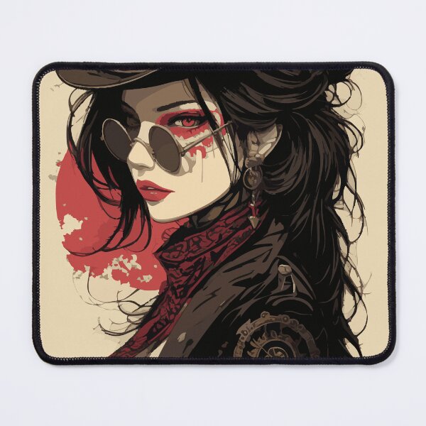 Item preview, Steampunk woman with top hat and gears designed and sold by drizzd.
