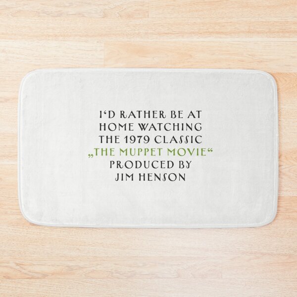 Item preview, I'd rather be watching the Muppet Movie by Jim Henson designed and sold by MxMeeks.