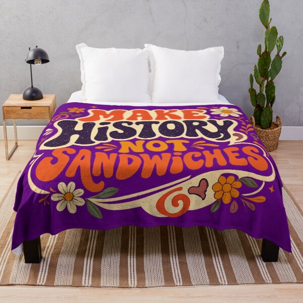 Item preview, Make History Not Sandwiches Retro Groovy Women's Day Shirt | Feminist Humor Gift 2026 designed and sold by After-Static.