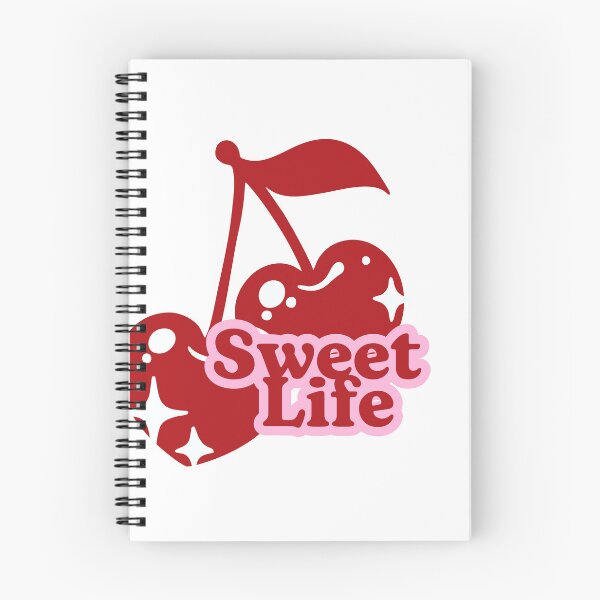 Item preview, Sweet Life Cherry Heart – Cute Kawaii Cherry Sticker Design designed and sold by Unsololugar.