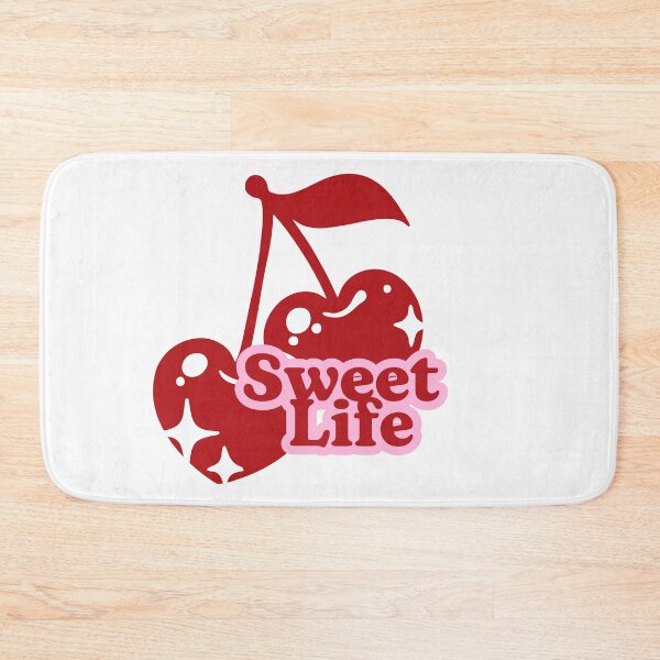 Item preview, Sweet Life Cherry Heart – Cute Kawaii Cherry Sticker Design designed and sold by Unsololugar.