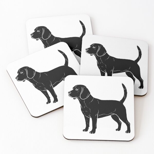 Item preview, Beagle Silhouette – Minimalist Hound Dog Art designed and sold by furrydrool.