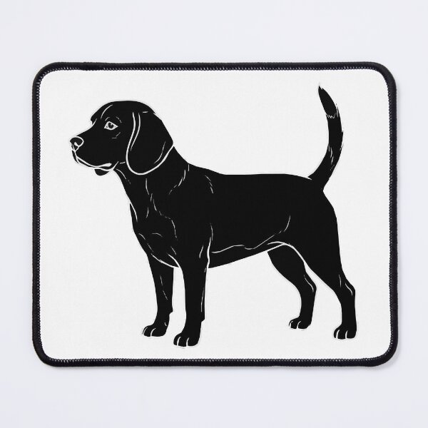 Item preview, Beagle Silhouette – Minimalist Hound Dog Art designed and sold by furrydrool.