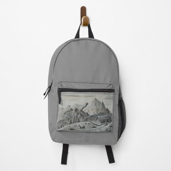 Item preview, Mountain landscape Charcoal Illustration designed and sold by Sky-99.