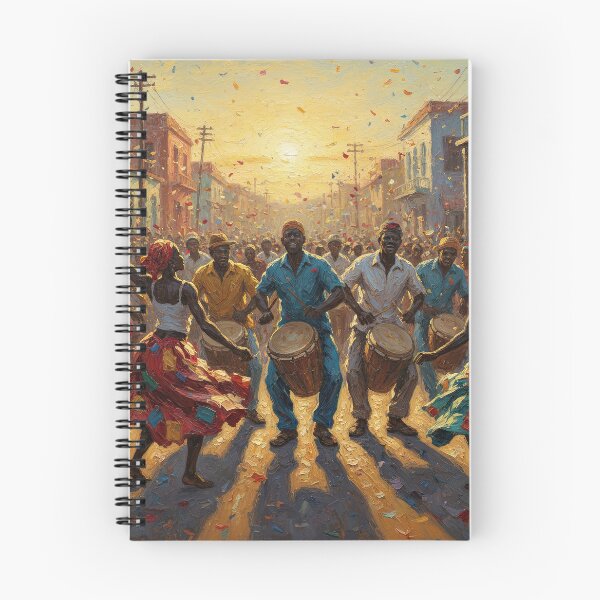 Item preview, Sunlit and Vibrant Carnival Drumline designed and sold by BrickByDream.