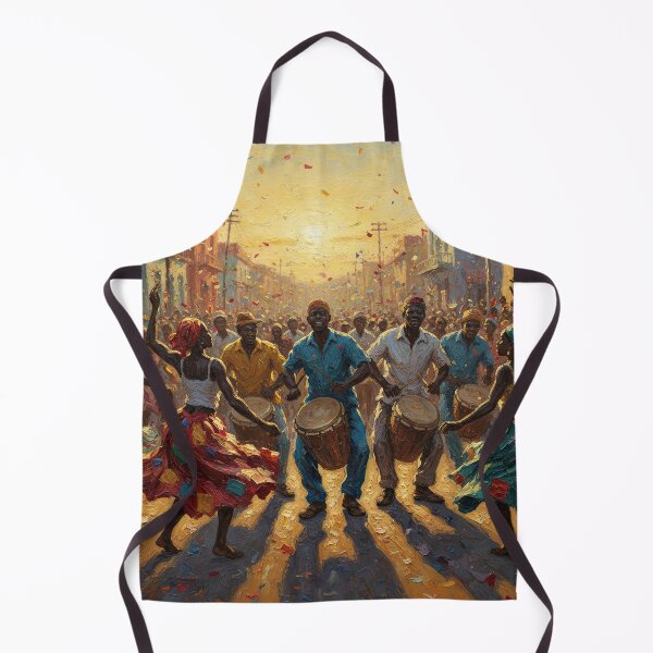 Item preview, Sunlit and Vibrant Carnival Drumline designed and sold by BrickByDream.