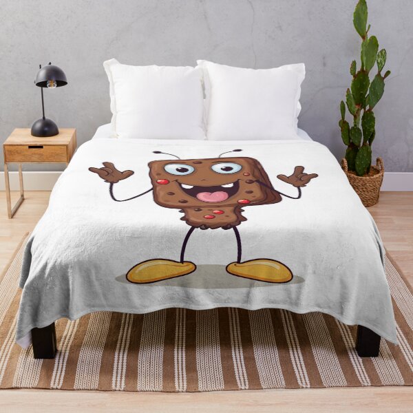 Item preview, Funny Cartoon Brownie Monster Illustration designed and sold by DesignsByDessie.