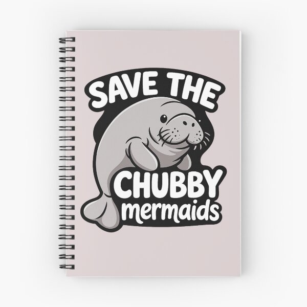 Item preview, “Save the Chubby Mermaids - Cute Manatee Pun | Kawaii Sea Cow Design designed and sold by Cree8if.