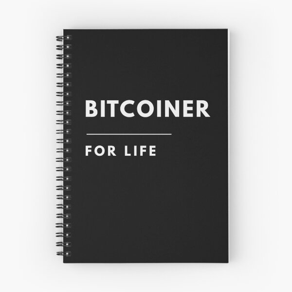 Item preview, BITCOINER FOR LIFE – Minimalist Bitcoin Investor designed and sold by Conviction studio.