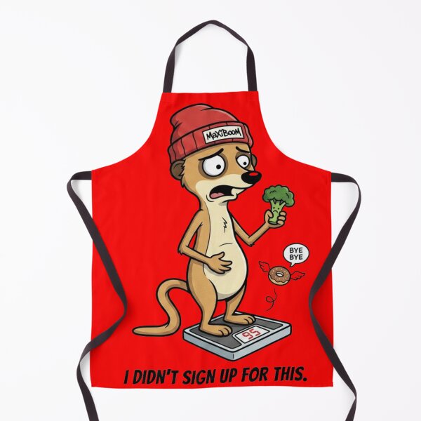 Item preview, Funny Meerkat Diet Struggle - I Didn't Sign Up For This designed and sold by mAXiBoOM.