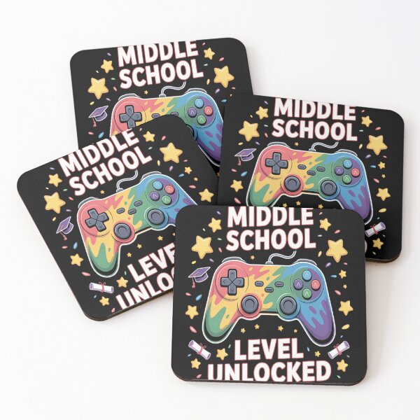Item preview, Middle School Level Unlocked Gamer First Day Back To School  designed and sold by LacostCarl.