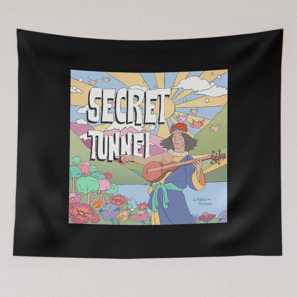 Item preview, Secret Tunnel By Chong And The Nomads Album Cover designed and sold by MaCro-Shop.
