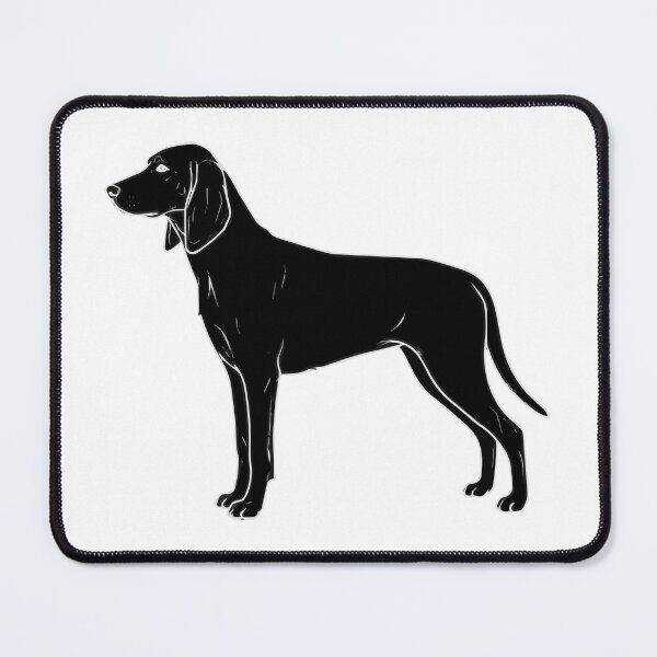 Item preview, Coonhound Silhouette – Minimalist Hound Dog Art designed and sold by furrydrool.