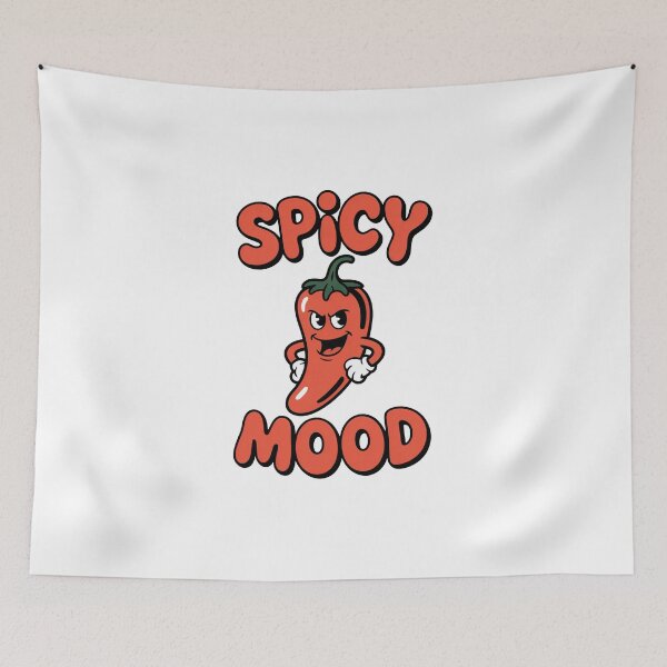 Item preview, Spicy Mood Angry Chili Pepper Funny Cartoon Sticker designed and sold by Enea Kelo.