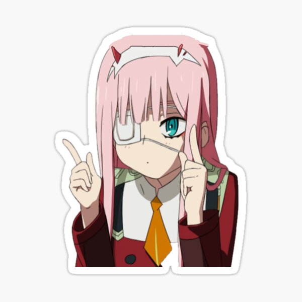 zero two stickers redbubble
