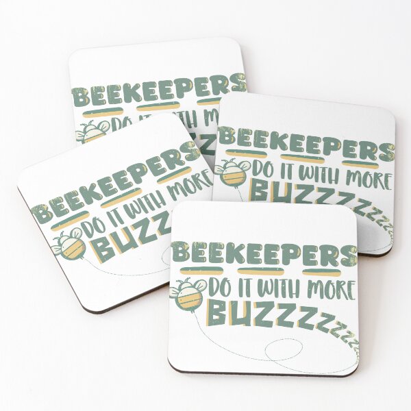 Item preview, Beekeepers Do It With More Buzz – Funny Beekeeper Quote Design designed and sold by Gawii.