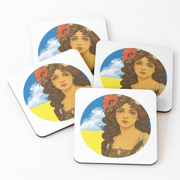 Item preview, Art Nouveau Ukrainian Woman designed and sold by Analog Aura .