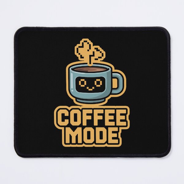 Item preview, Coffee Mode Cute Coffee Mug Pixel Steam Sticker designed and sold by Enea Kelo.
