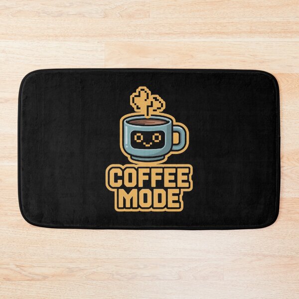 Item preview, Coffee Mode Cute Coffee Mug Pixel Steam Sticker designed and sold by Enea Kelo.