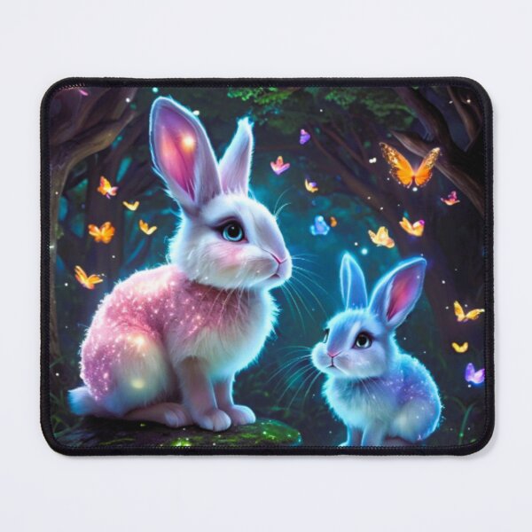 Item preview, enhanced bunnies  with butterflies  designed and sold by PurvaNimfaMagic.