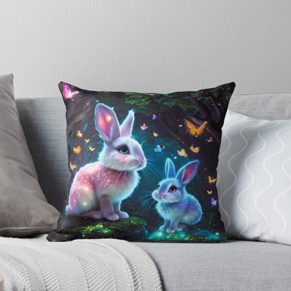 Item preview, enhanced bunnies  with butterflies  designed and sold by PurvaNimfaMagic.