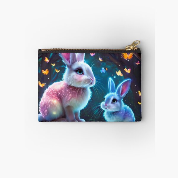 Item preview, enhanced bunnies  with butterflies  designed and sold by PurvaNimfaMagic.