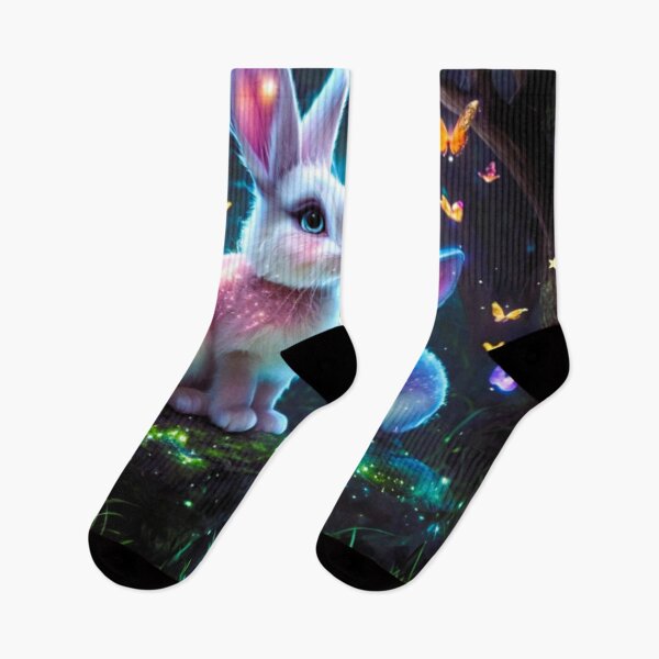 Item preview, enhanced bunnies  with butterflies  designed and sold by PurvaNimfaMagic.