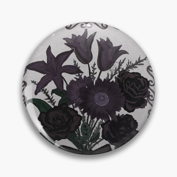 Item preview, Eternal Bouquet: Black Flowers and Gothic Elegance designed and sold by LatelierDeCleo.
