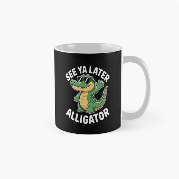 Item preview, See You Later Alligator Gator Good Bye Cute Cartoon designed and sold by CottonCandyPrin.