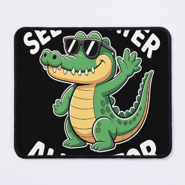 Item preview, See You Later Alligator Gator Good Bye Cute Cartoon designed and sold by CottonCandyPrin.