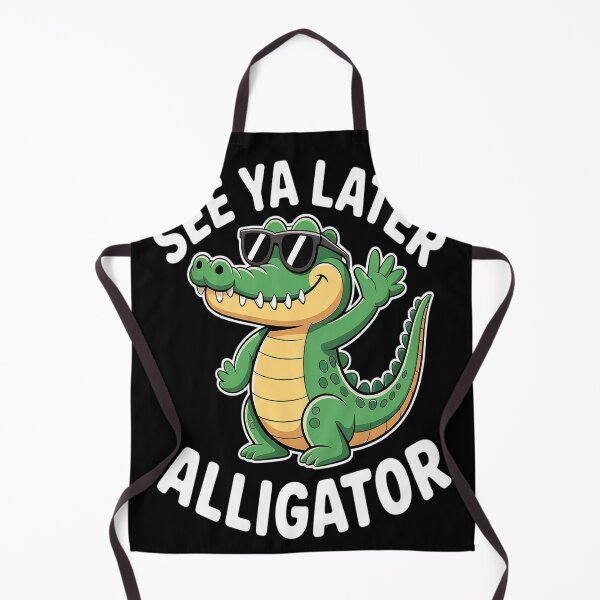 Item preview, See You Later Alligator Gator Good Bye Cute Cartoon designed and sold by CottonCandyPrin.