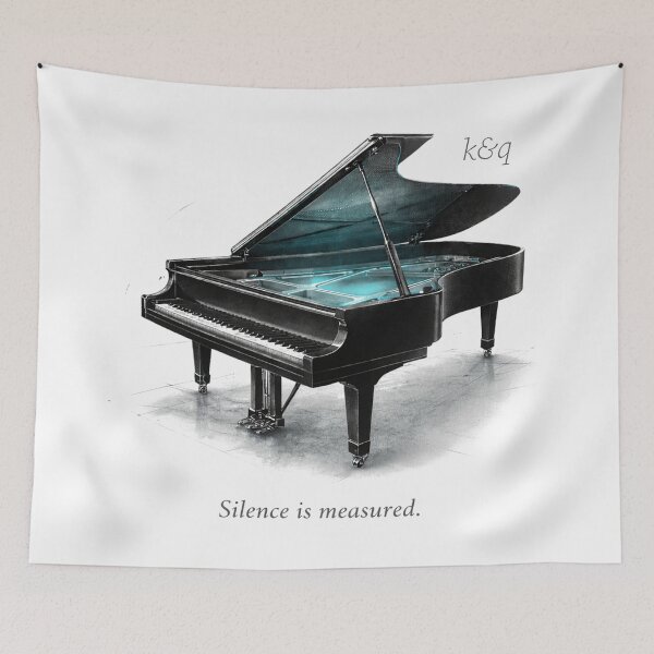 Item preview, Piano – Silence Is Measured  designed and sold by KeyNQuirk.