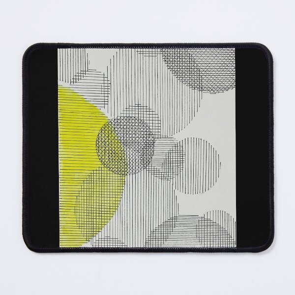 Item preview, Abstract geometric composition lines overlapping mid century style designed and sold by GriggsyArt.