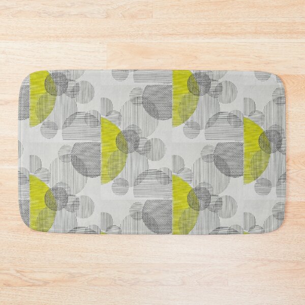 Item preview, Abstract geometric composition lines overlapping mid century style designed and sold by GriggsyArt.