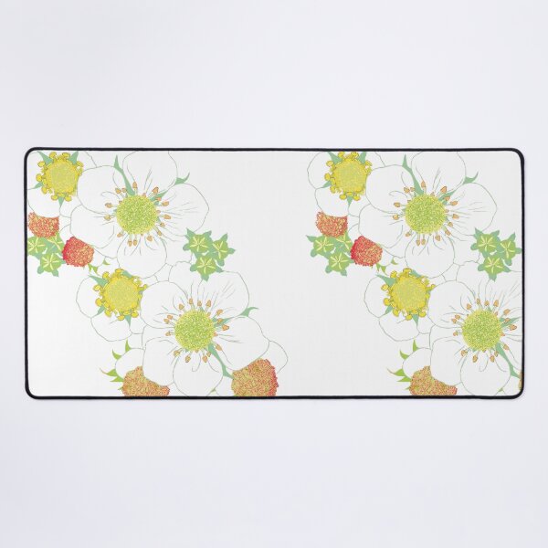 Item preview, Wild Strawberry & Flower Botanical Illustration – Cottagecore Floral Art with Transparent Background designed and sold by SurfaceLab.