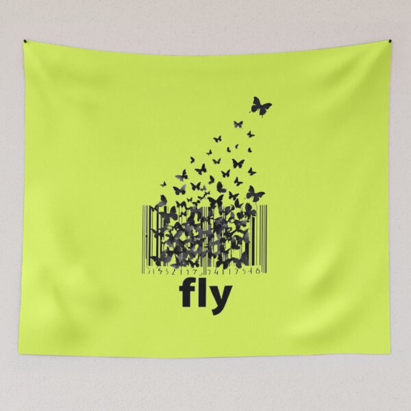 Item preview, "FLY" Butterfly Barcode  designed and sold by Shs-Kenya.