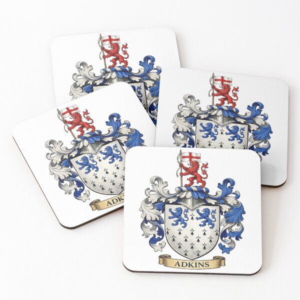 Item preview, The Adkins Family Coat of Arms designed and sold by BagTown Clans.