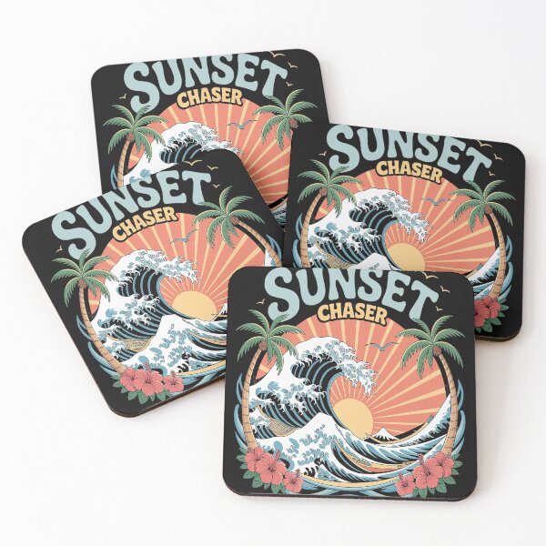 Item preview, Sunset Chaser Palm Tree Silhouette 70s designed and sold by CottonCandyPrin.