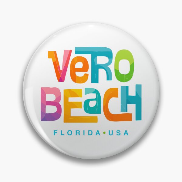 Item preview, Vero Beach Florida Retro Typographic Design designed and sold by Futurebeachbum.