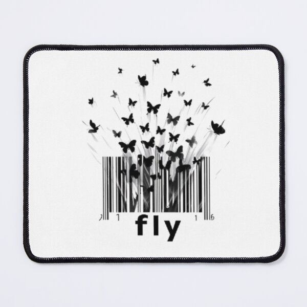 Item preview, "FLY" Butterfly Barcode  designed and sold by Shs-Kenya.