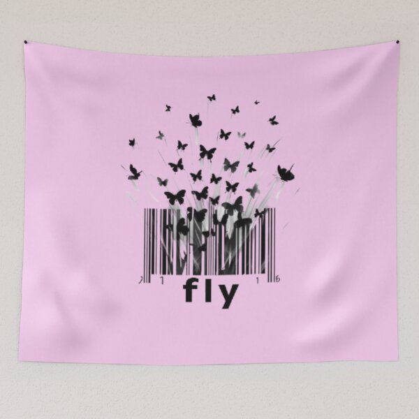Item preview, "FLY" Butterfly Barcode  designed and sold by Shs-Kenya.