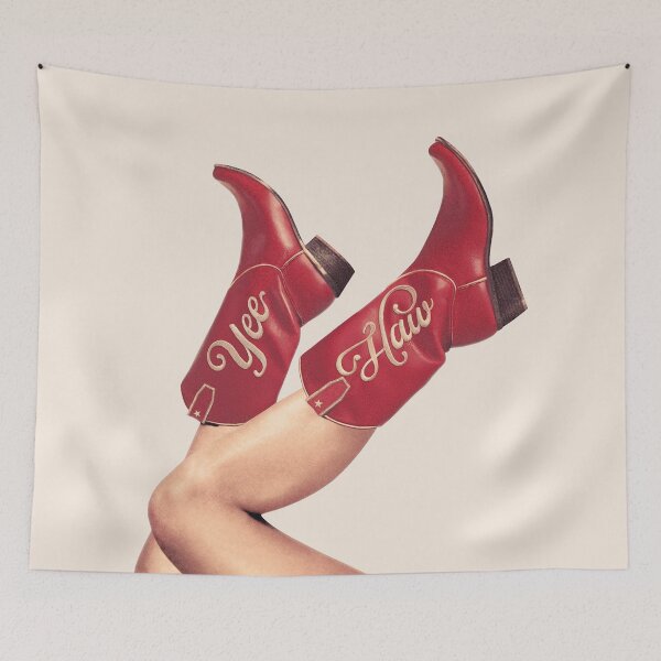 Item preview, These Boots - Yeehaw Rustic Red n Neutral designed and sold by Vertigo Artography.
