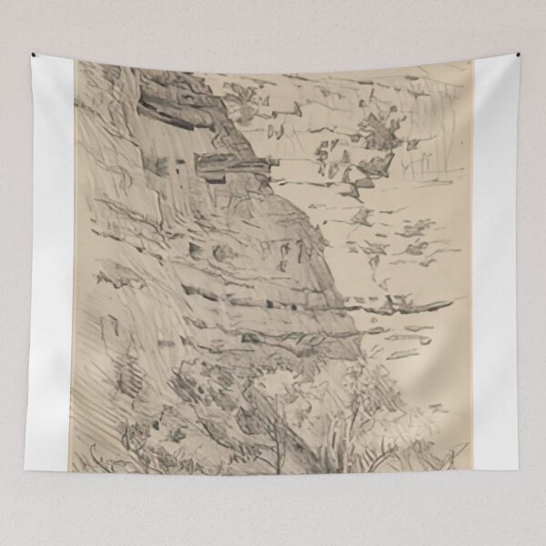 Item preview, New Upload - Maynard Dixon - Best Artist  -  Montezuma's Castle near Camp Verde, AZ, 1900 - Maynard Dixon  designed and sold by GabyDAlessandro.