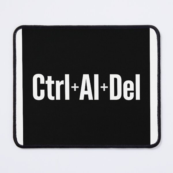 Item preview, Ctrl AI Del - Clever AI Computer Keyboard Pun Tech Shirt designed and sold by AI4Work.