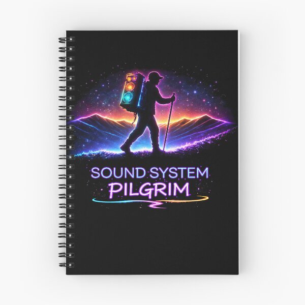 Item preview, Sound System Pilgrim – Neon Rave Hiker With Speaker Pack designed and sold by leyfinder.