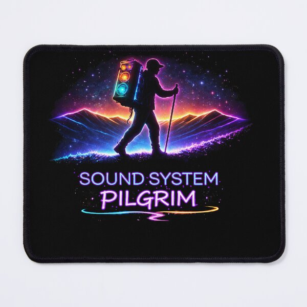 Item preview, Sound System Pilgrim – Neon Rave Hiker With Speaker Pack designed and sold by leyfinder.