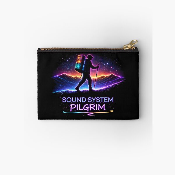 Item preview, Sound System Pilgrim – Neon Rave Hiker With Speaker Pack designed and sold by leyfinder.