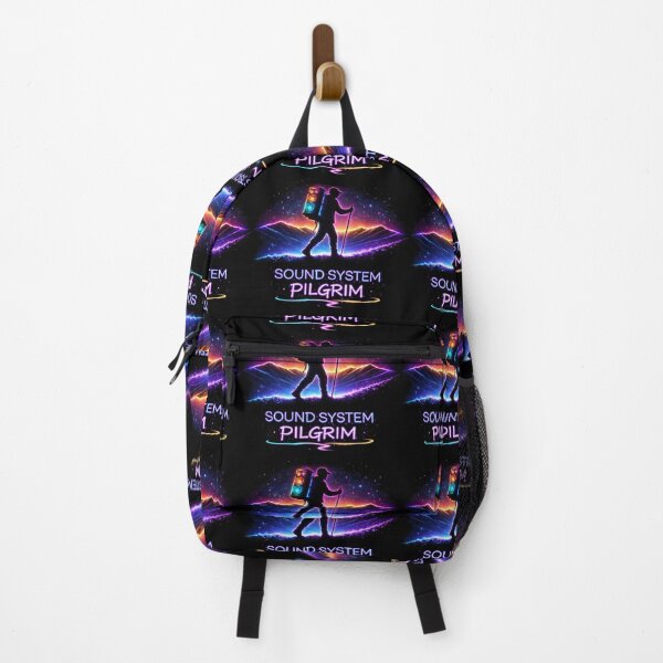 Item preview, Sound System Pilgrim – Neon Rave Hiker With Speaker Pack designed and sold by leyfinder.