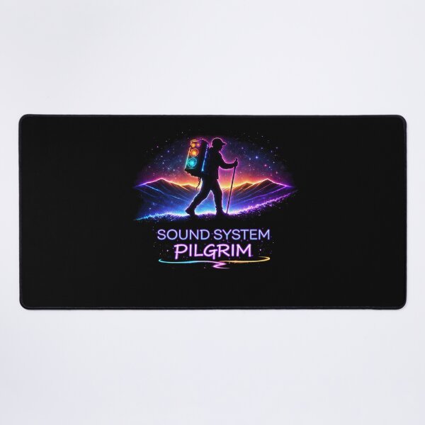 Item preview, Sound System Pilgrim – Neon Rave Hiker With Speaker Pack designed and sold by leyfinder.